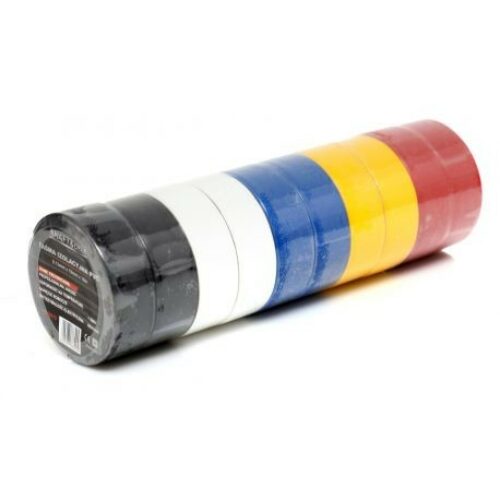Izolačná páska PVC mix farieb – 10ks KD10915